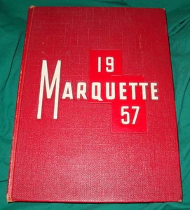 BISHOP NOLL HIGH SCHOOL YEARBOOK 1957 MARQUETTE HAMMOND INDIANA - Picture 1 of 12