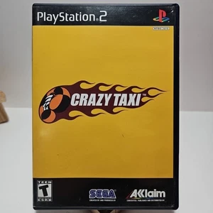 Crazy Taxi Sony PlayStation 2 PS2 2002 Handbuch ohne Reg Card Black Label getestet - Bild 1 von 6