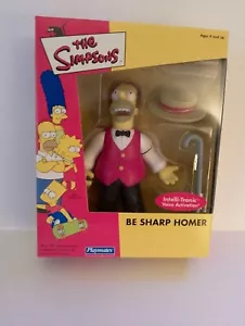 The Simpsons / Be Sharp Homer Playmates Figure / New Sealed Condition - Picture 1 of 8