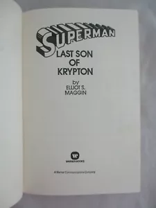 Vintage 1978 SUPERMAN Last Son of Krypton by Maggin HC Ex-Lib - Picture 1 of 6