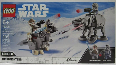 LEGO Star Wars AT-AT vs. TaunTaun Microfighters 75298 Building Toy 205PCS - Image 1 of 4