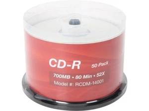 50x Rosewill Rohling 52x CD-R CDR Markenlogo 700MB Media Disc - Bild 1 von 1