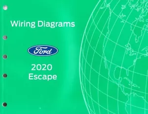 2020 Ford Escape OEM Factory Electrical Schematic Wiring Diagrams FCS2165420 - Picture 1 of 1