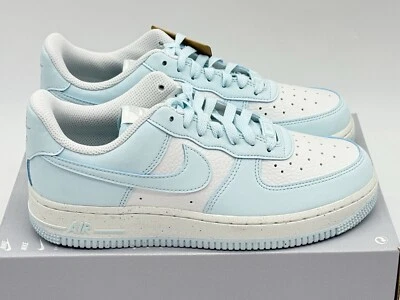 Women's Size 7- Nike Air Force 1 07 NT Nature Glacier Blue HF5385-400 No Box Lid - Image 1 of 4