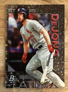 2020 Bowman Platinum Paul DeJong  Icy Parallel #10 ST Louis Cardinals