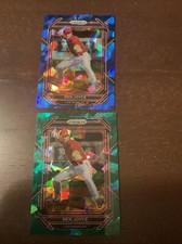 2023 Panini Prizm Angel Prospect Ben Joyce Blue & Green Cracked Ice Prizm Cards