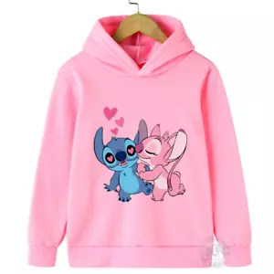 LILO E STITCH FELPA CON CAPPUCCIO BAMBINI DISNEY - Imagen 1 de 8