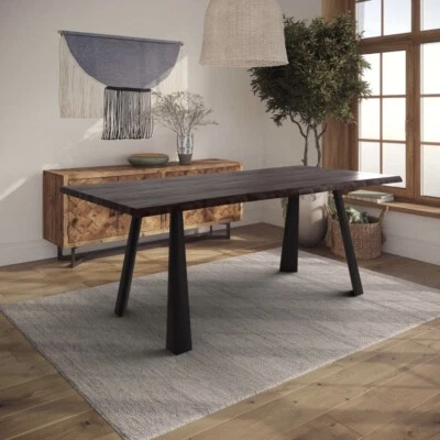 Dark Walnut Dining Table - Image 1 of 3