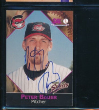 2001 Multi-AD #2 Peter Bauer Charleston Alley Cats Signed Autograph (DO2) swsw6