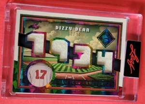 DIZZY DEAN GAME USE JERSEY PATCH CARD #d10/10 SEASONS IN SUN ST. LOUIS CARDINALS - Picture 1 of 2