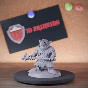 Goblin Monk Soldier Miniature Monster Dungeons and Dragons Mini DnD 5e TTRPG - Picture 1 of 8