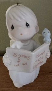 1992 Precious Moments "15 Years, Tweet Music Together" #530840. Ornament - Bild 1 von 1
