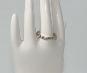 FULLY HALLMARKED STERLING SILVER FINE DOMED STACKER WEDDING BAND 1974 - Picture 1 of 12