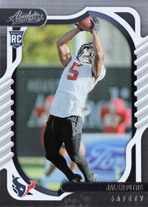 Tarjeta de novato 2022 Panini Absolute Football #166 Jalen Pitre Base RC Texans - Imagen 1 de 2