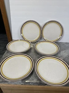 8 PC Buffalo China Brown Speck 10” D Plate Vitrified Comm Restaurant Ware - Picture 1 of 11