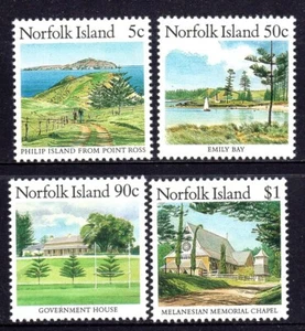 Norfolk Island 1987 - Scenes Definitives Part 1 - Complete Set of 4 MNH - Bild 1 von 2