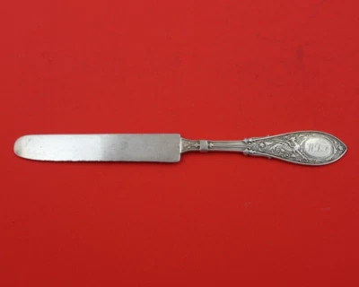 Arabesque by Whiting Sterling Silver Dessert Knife Flat Handle All Sterling 7" - Image 1 of 3