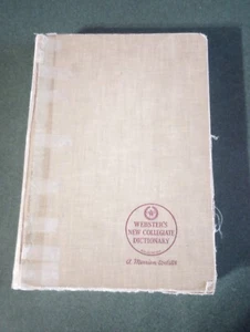 Websters New Collegiate Dictionary 1959 - Picture 1 of 13