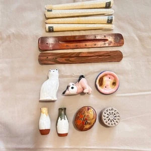 Ornamenti in miniatura candele porta incenso quote e sods - Foto 1 di 17