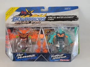 BeyWarriors Shogun Steel Fire vs. Water Element Paquete de 2 BeyBlade - Nuevo - Imagen 1 de 7