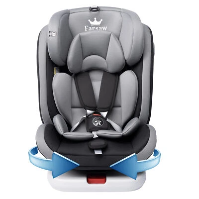 360° Rotating Baby Car Seat with ISOFIX (9-36kg) 0+/1/2/3 9-36kg 0-12 Years - Image 1 of 4