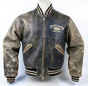 Chevignon Lederjacke Tuck Away Gr. XL (L) vintage 90s - Bild 1 von 11