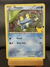 Pokemon Card McDonalds 25th Anniversary Promo Froakie 22/25 Holo ERROR