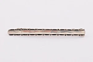 Krawattennadel Firma Lang Schmuck 900er Silber 9gr. 431 - Bild 1 von 4