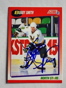 1991-92 Score BOBBY SMITH Signed Card #32 - Picture 1 of 2