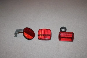 3 Bicycle Reflectors Lights 5658 Cats Eye & CygoLite - Picture 1 of 14