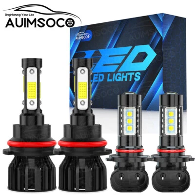 Para Jeep Liberty 2002-2005 2006 2007 FARO LED Bombillas Antiniebla Blanco Combo Foto 1 de 4