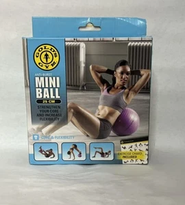 Gold's Gym 25 CM Mini Ball Purple Exercise Fitness New in Box. - Picture 1 of 5