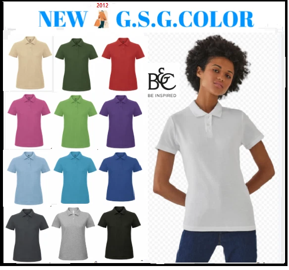 Polo Frau ID.001 Piqué Kurze Ärmel 100% Baumwolle Ringgesponnene, Pettinato ( ) - Bild 1 von 1