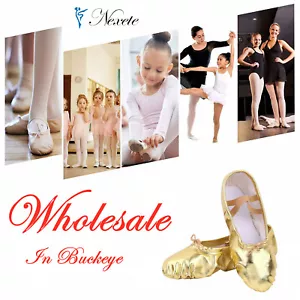 Nexete Großhandel---Ballett Tanzschuhe Canvas Hausschuhe Kinder & Erwachsene - Bild 1 von 24