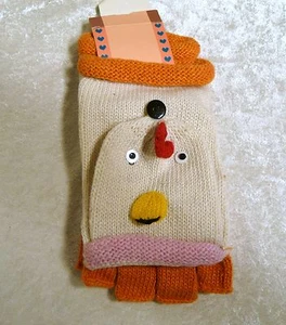 Cute Ladies Children Animal Head Mittens Gloves Winter Warm Boy/Girls Unisex Hot - Picture 1 of 9