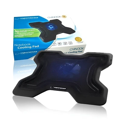 Base Supporto Dissipatore Di Calore  1 Ventola Raffreddamento Pc Laptop Notebook - Immagine 1 di 4