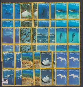 LP 4X NIUAFO'OU - MNH - VÖGEL, WALE, HAIE, DELFINE, KORALLEN - Bild 1 von 1