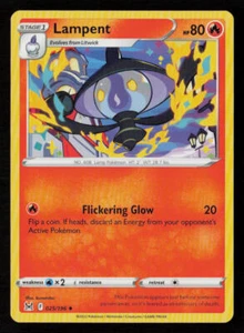 Lampent SWSH11: Lost Origin #025/196 Uncommon Pokemon Card - Picture 1 of 2