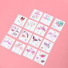  15 Pcs Removable Body Stickers Temporary Tatoo Color The Face