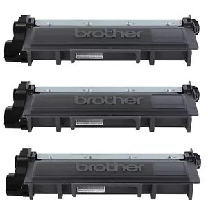 3 Stück ergiebige TN660 Toner Original OEM TN630 für Brother DCP-L2540DW Posten schwarz - Bild 1 von 3
