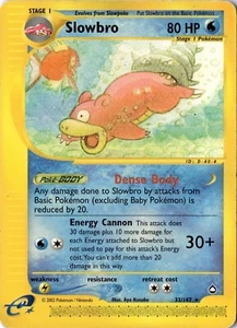 Slowbro 033/147 - Aquapolis - Pokemon - MP - Picture 1 of 2