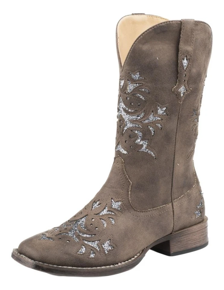 Roper Ladies Kennedy Square Toe Brown BOOTS 10