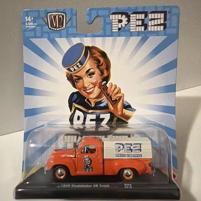 M2 MACHINES AUTO-DRIVERS 1950 Studebaker 2R Truck Orange Pez LE RR FREE SHIP - Image 1 of 2