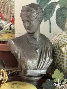 Vintage Hunt Collection Diana Goddess of the Hunt Plaster Bust - Picture 1 of 9