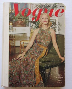 Libro modello catalogo contatore negozio Vogue vintage dicembre 1959 cucito Dior riferimento - Foto 1 di 23