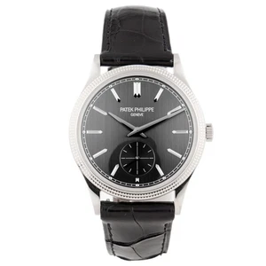 Patek Philippe Calatrava White Gold Gray Dial 39mm 6119G-001 Full Set - Picture 1 of 5