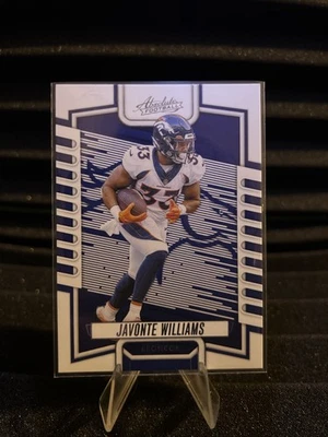 2022 Panini- Absolute Football. Javonte Williams #54 - Image 1 of 2