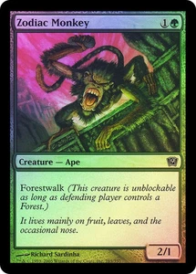 Magic The Gathering MTG ZODIAC MONKEY FOIL Ninth Edition NM Near Mint - Picture 1 of 1
