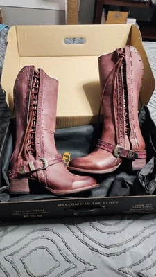 Bota Freebird Contour 10 color vino nueva en caja Foto 1 de 4