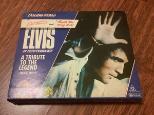 ELVIS DOUBLE VIDEO BETA MGM/UA ON TOUR, THATS THE WAY IT IS AUS RARE - Picture 1 of 2